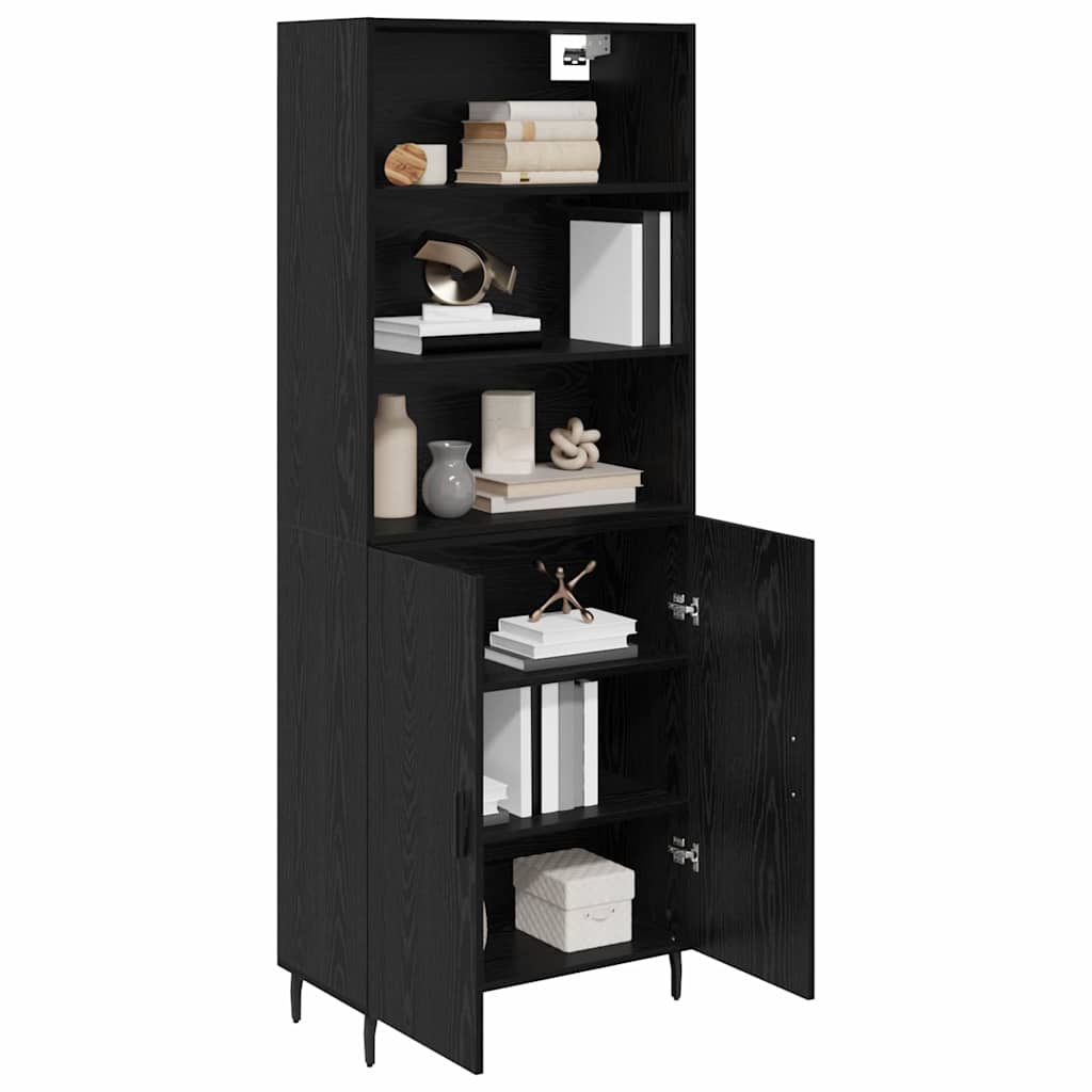 Highboard Black Oak 69.5 x 34 x 180 cm