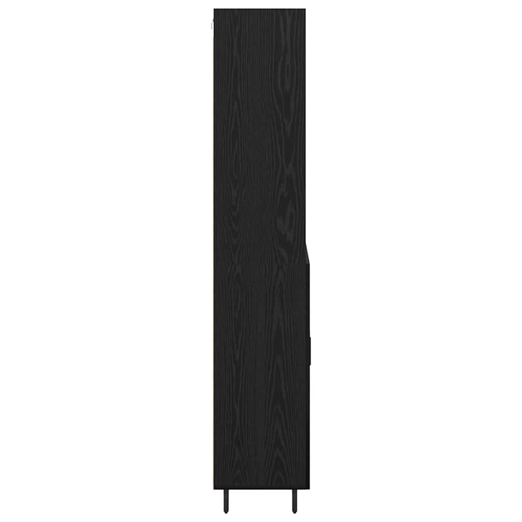 Highboard Black Oak 69.5 x 34 x 180 cm