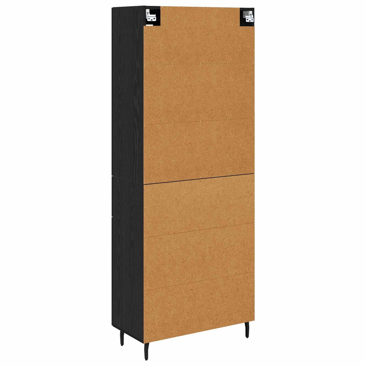Highboard 2 pcs Black Oak 69.5 x 34 x 180 cm Engineered Wood