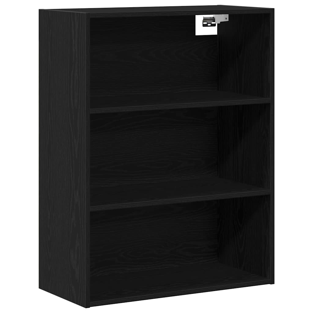 Highboard Black Oak 69.5 x 32.5 x 180 cm Engineered Wood