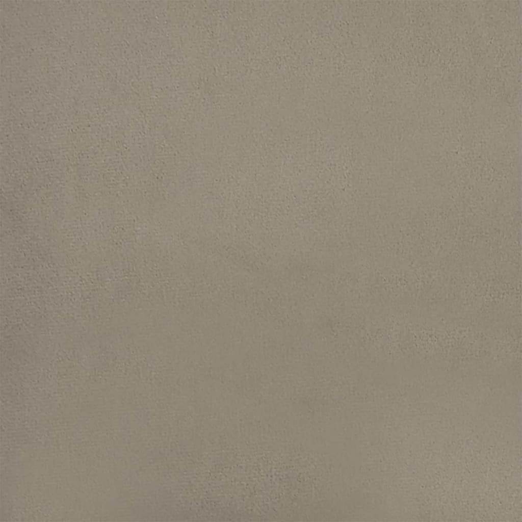Office Chair Light Grey 56 x 61.5 x 72 cm Velvet
