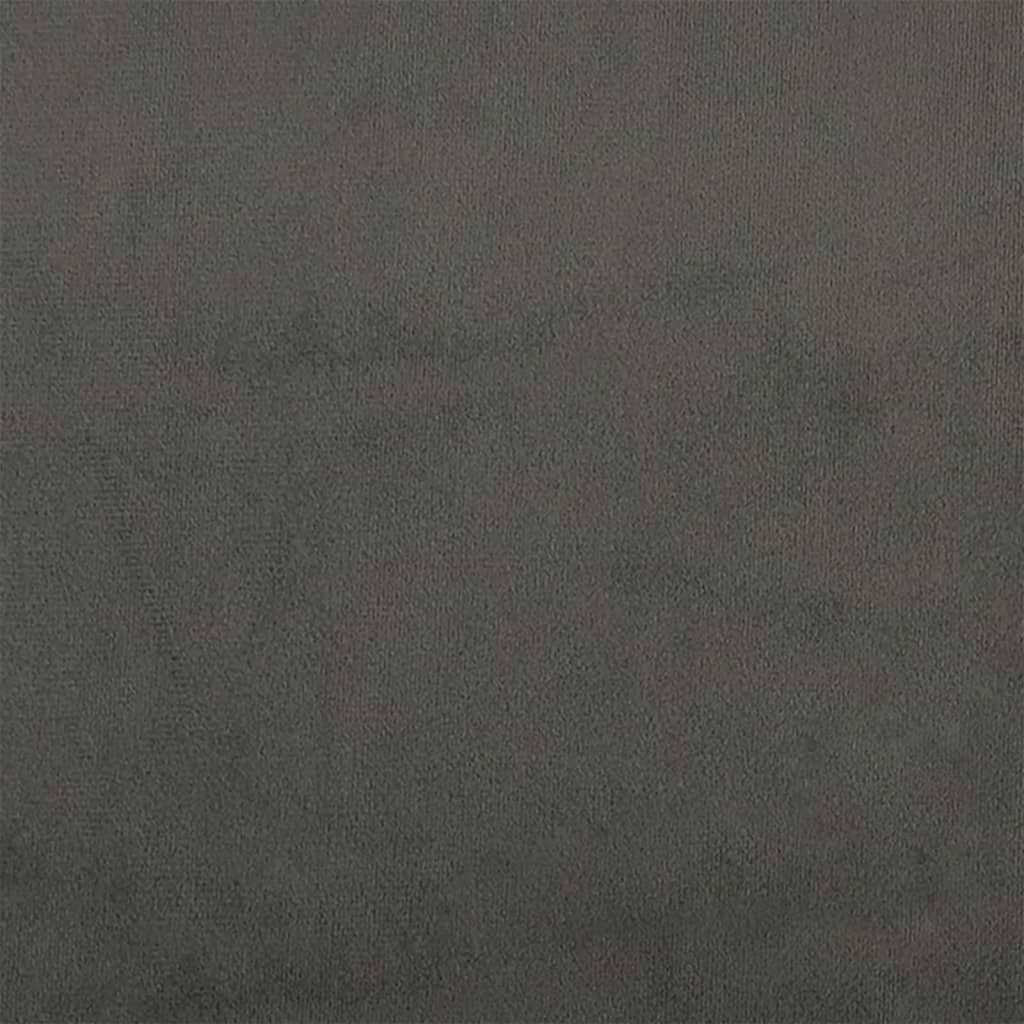 Office Chair Dark Grey 56 x 61.5 x 72 cm Velvet