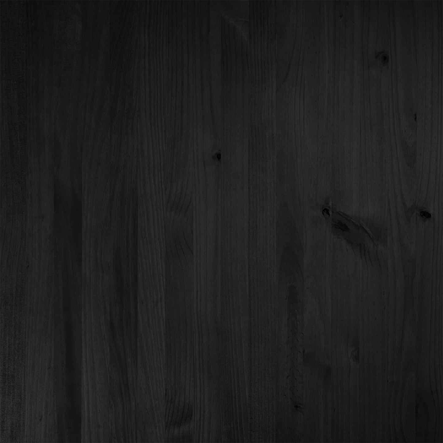 Dining Table NOAIN 160 cm Solid Pine Wood Black Rectangular
