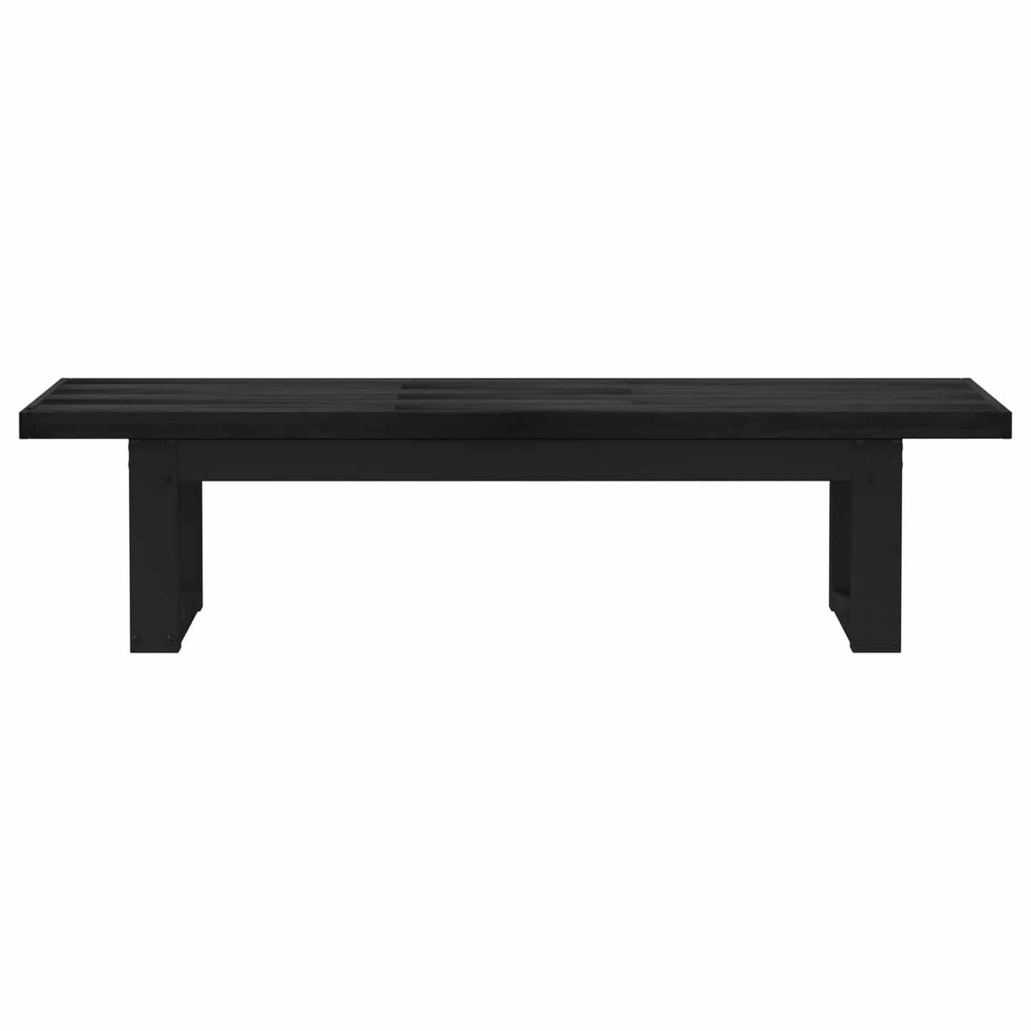 Dining Bench NOAIN 160 x 41 x 45 cm Solid Pine Wood Black
