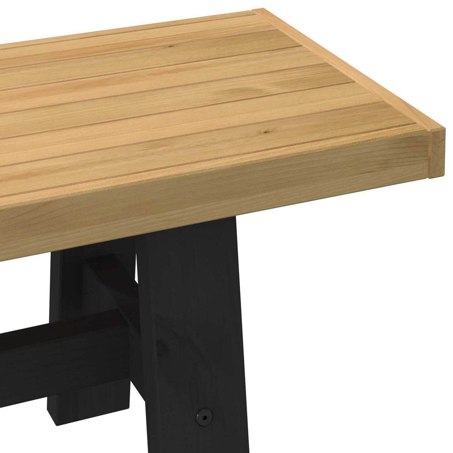 Dining Bench NOAIN 120 x 41 x 45 cm Solid Pine Wood Natural