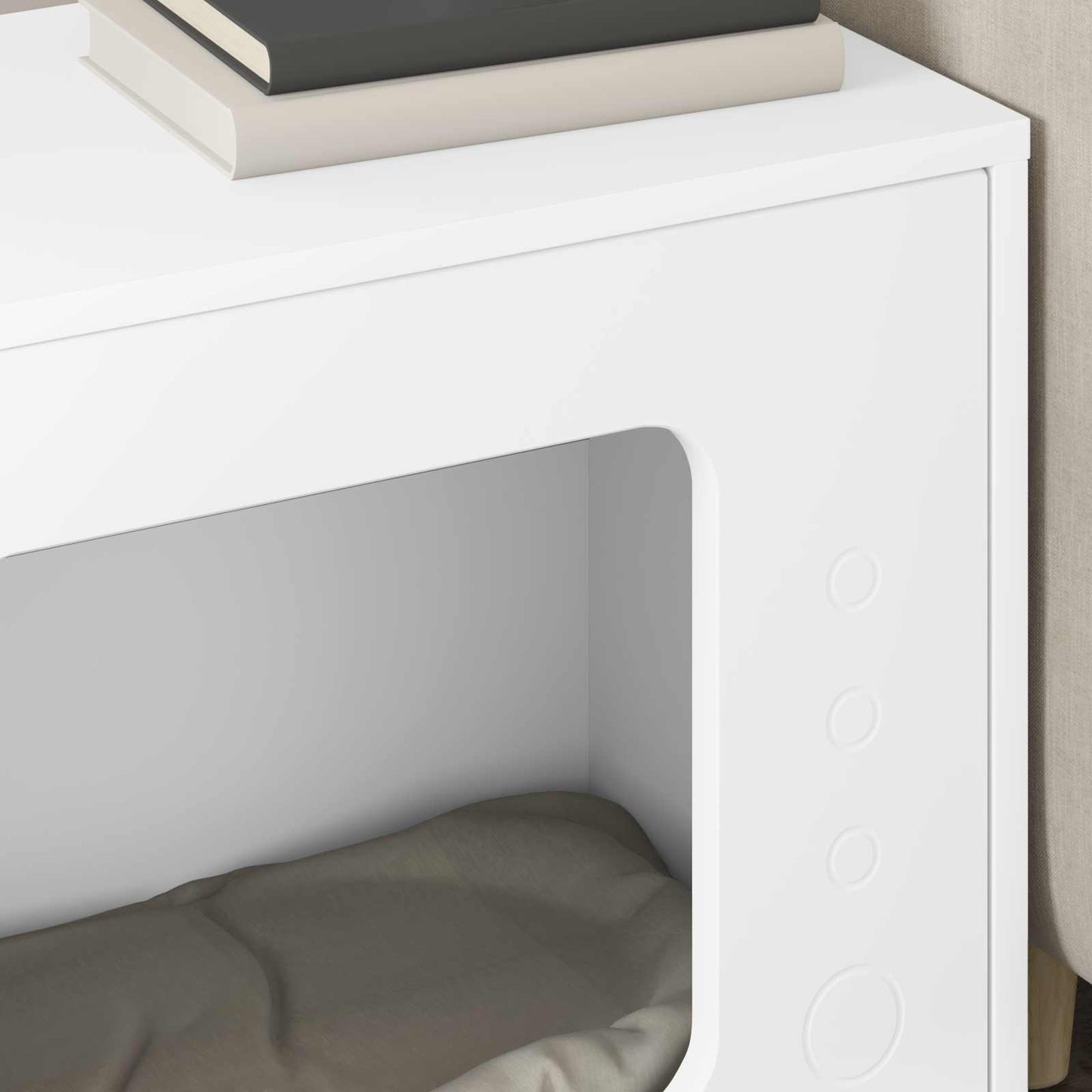 Cat House White 51 x 30 x 42 cm Engineered Wood