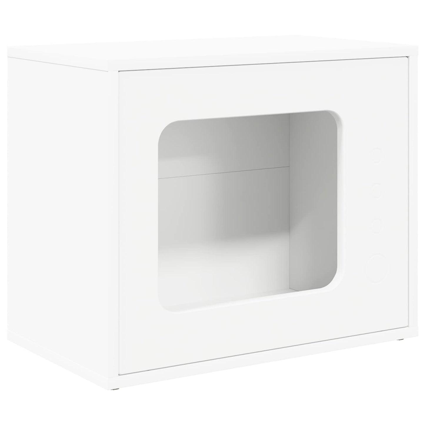 Cat House White 51 x 30 x 42 cm Engineered Wood