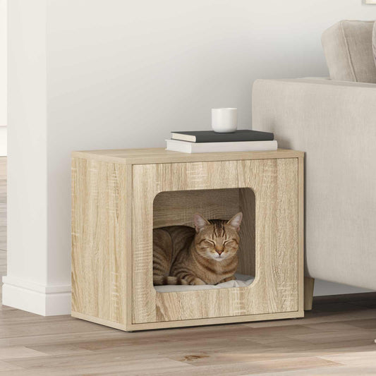 Cat House Sonoma 51 x 30 x 42.5 cm Engineered Wood