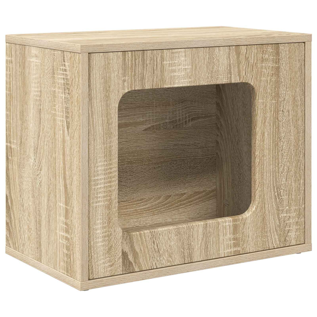 Cat House Sonoma Oak 51 x 30 x 42.5 cm Engineered Wood