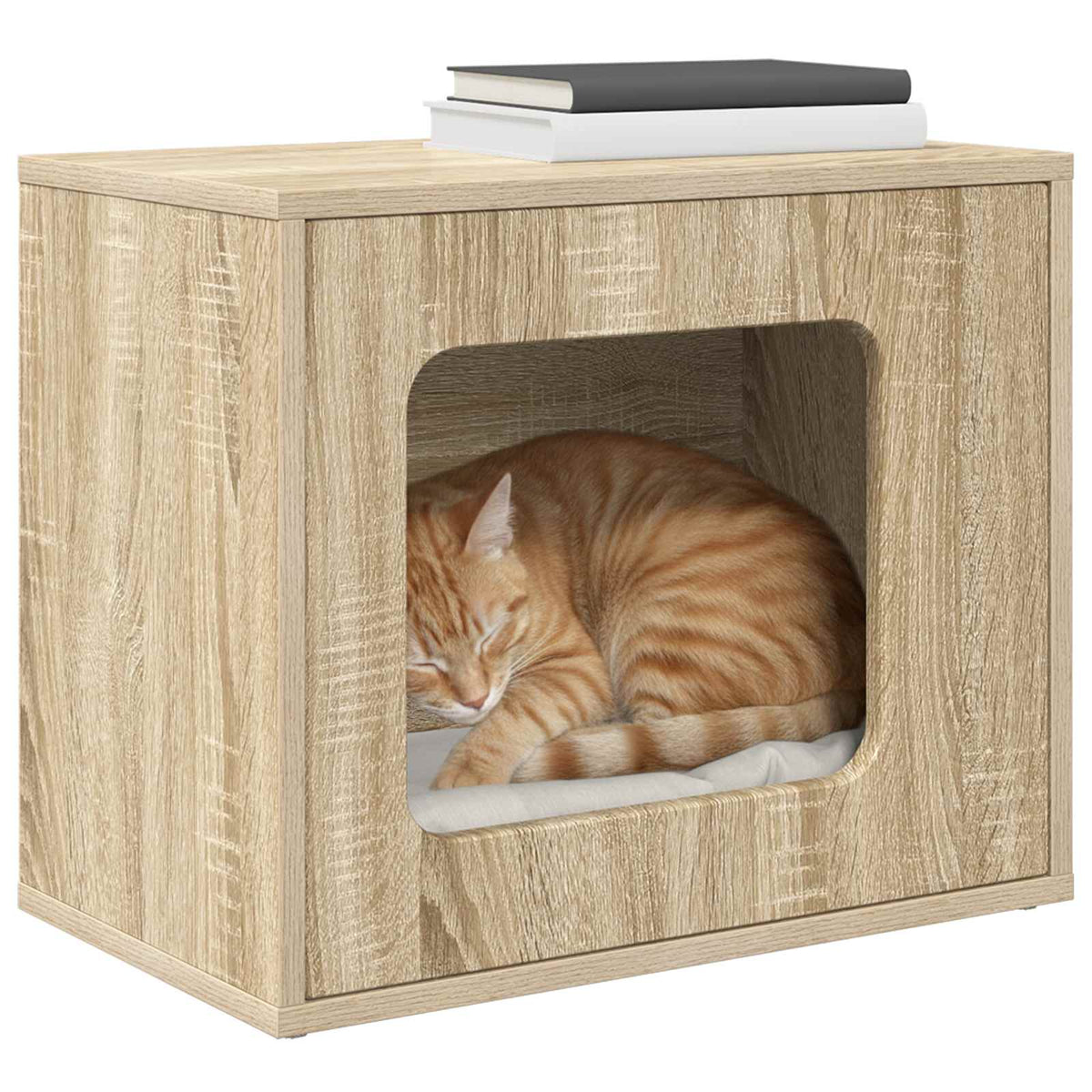 Cat House Sonoma Oak 51 x 30 x 42.5 cm Engineered Wood