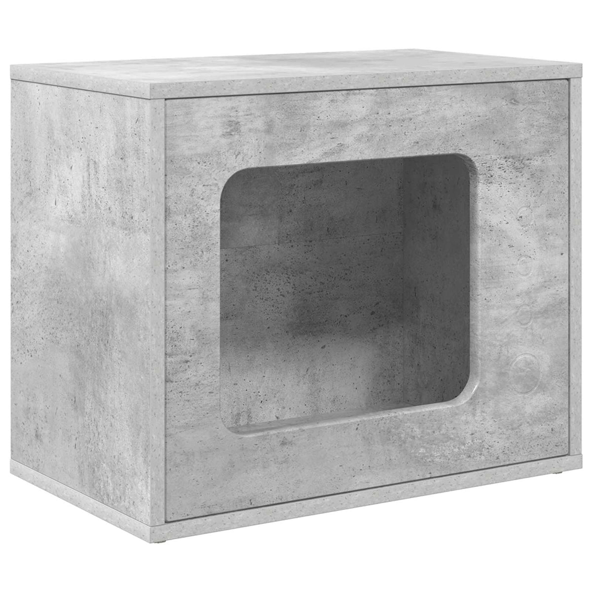 Cat House Concrete Grey 51 x 30 x 42.5 cm Engineered Wood