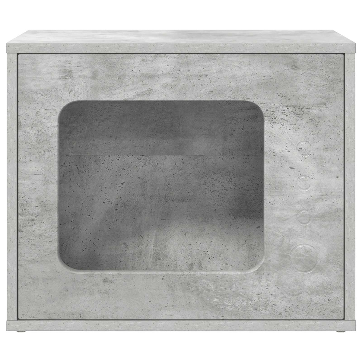 Cat House Concrete Grey 51 x 30 x 42.5 cm Engineered Wood