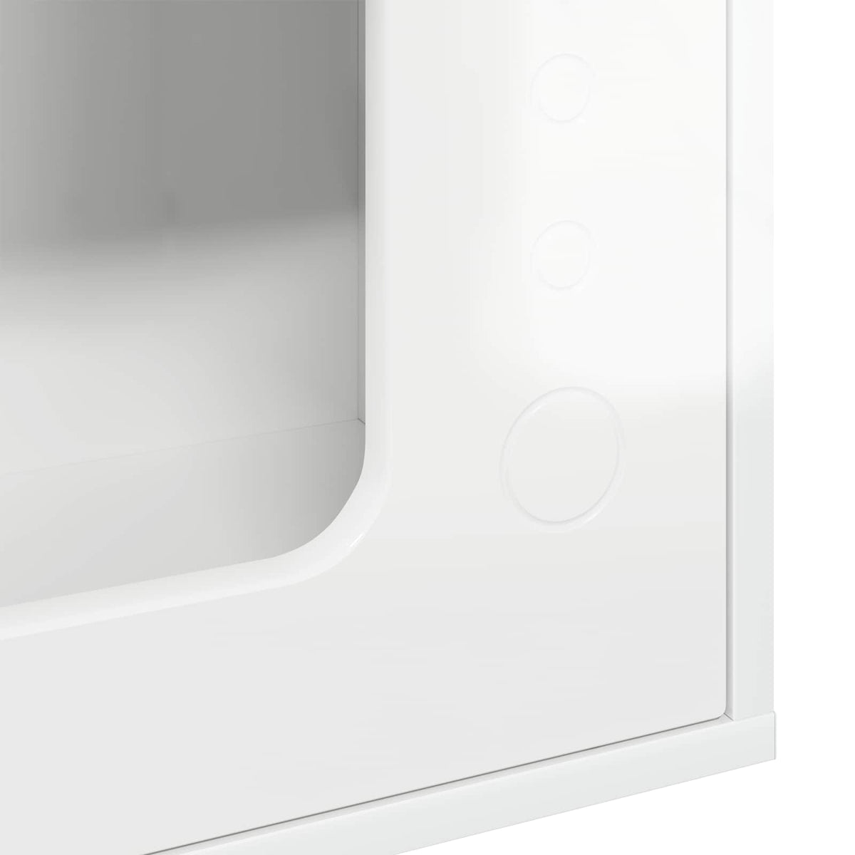 Cat House High Gloss White 51 x 30 x 42.5 cm Engineered Wood