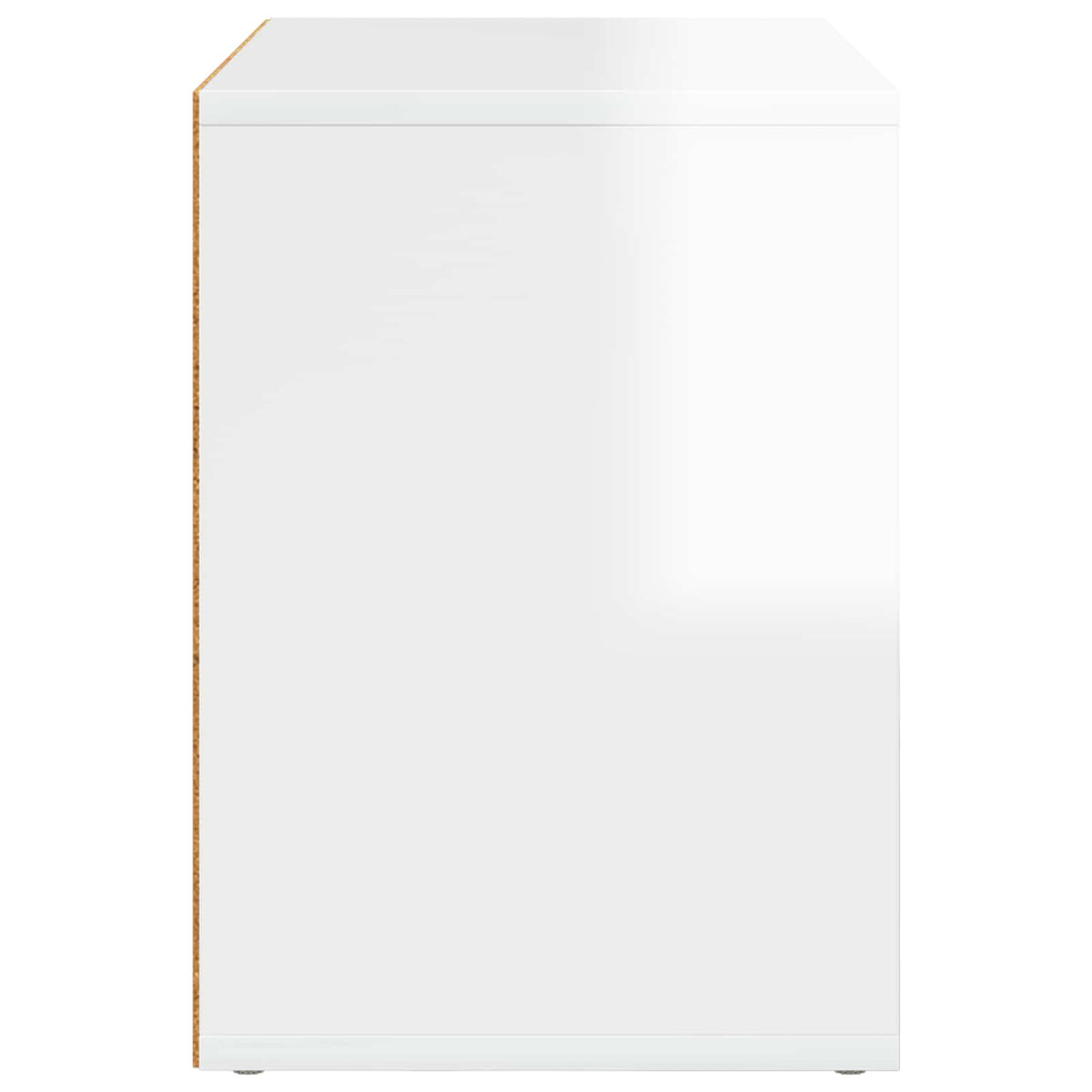 Cat House High Gloss White 51 x 30 x 42.5 cm Engineered Wood