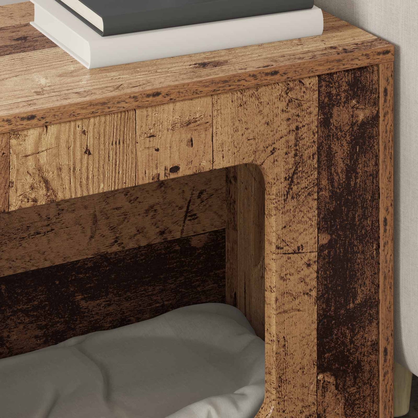 Cat House Old Wood 51 x 30 x 42.5 cm Engineered Wood