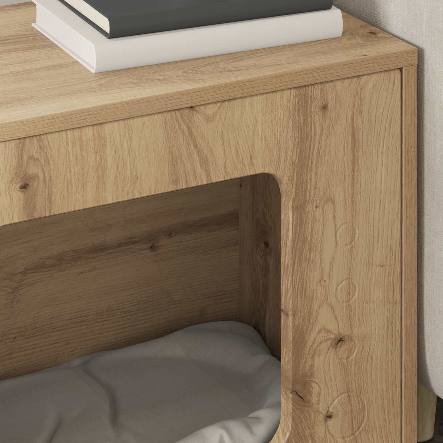 Cat House Artisian Oak 51 x 30 x 42.5 cm Engineered Wood