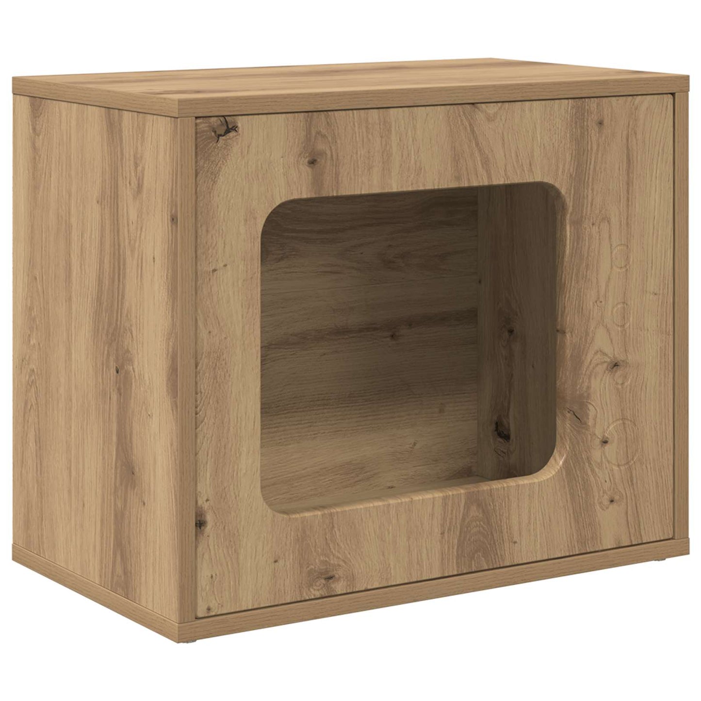 Cat House Artisian Oak 51 x 30 x 42.5 cm Engineered Wood