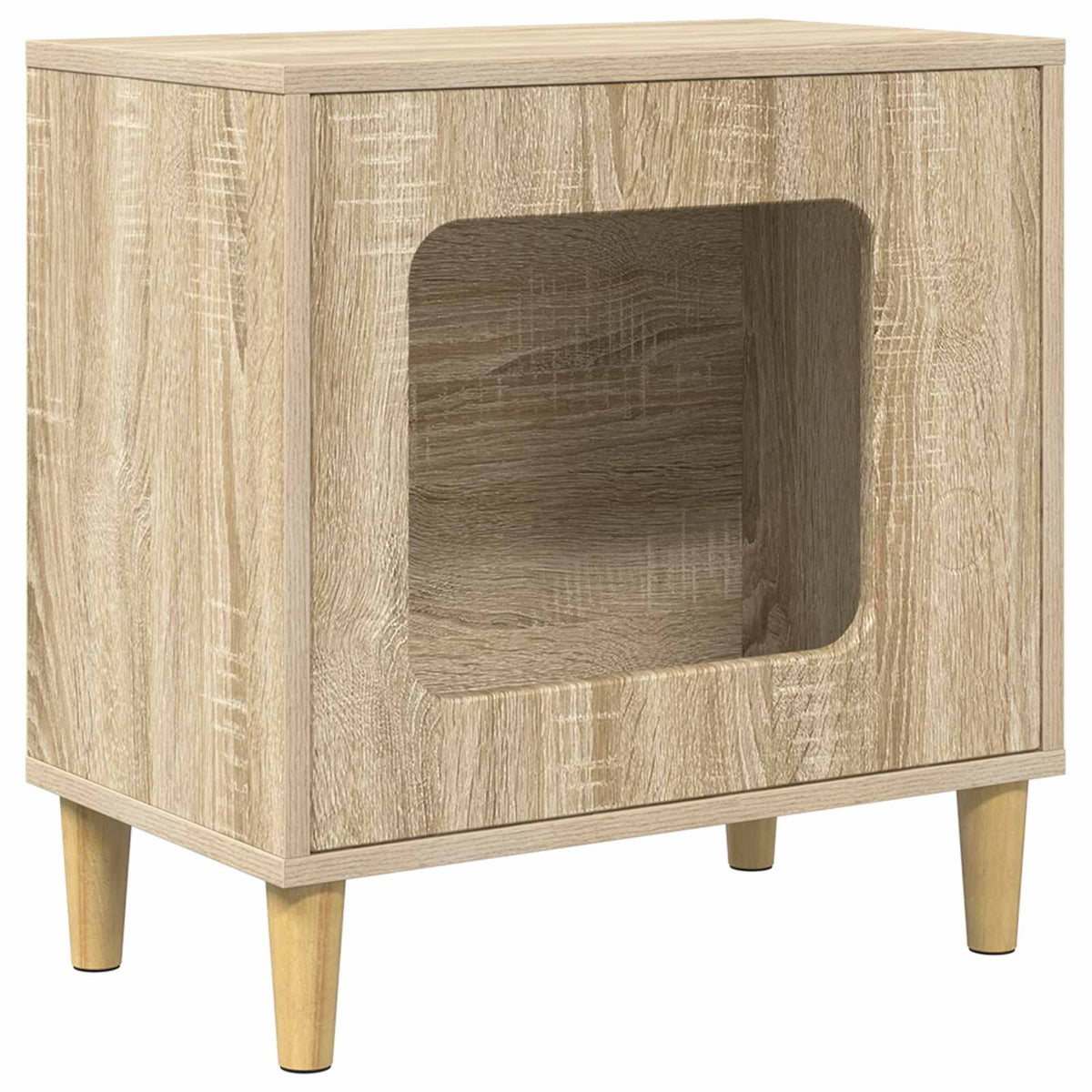 Cat House Sonoma Oak 51 x 30 x 52 cm Engineered Wood