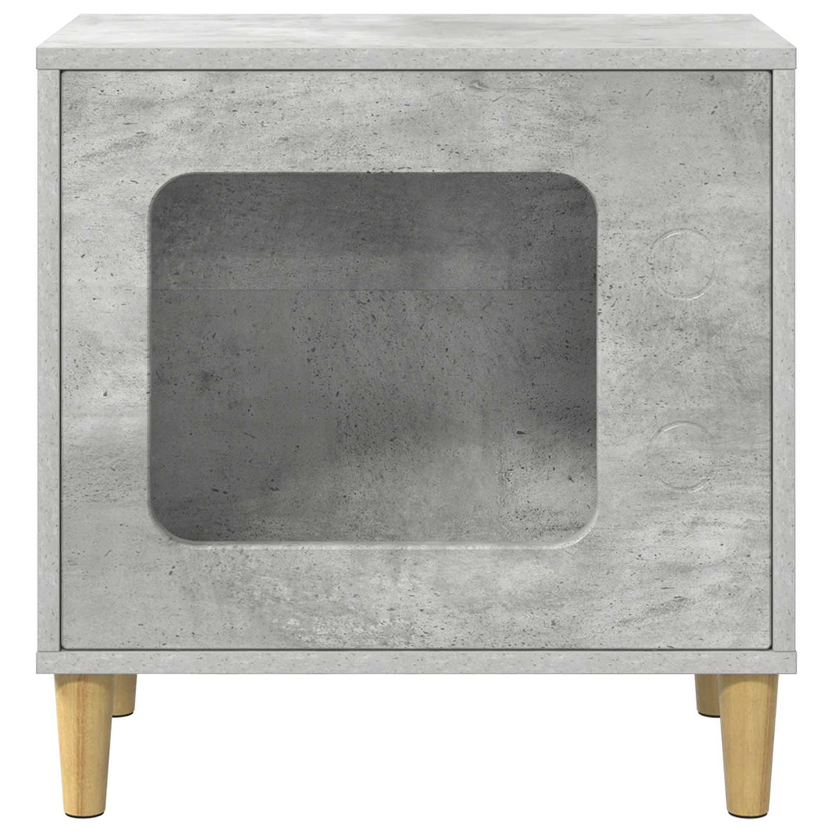 Cat House Concrete Grey 51 x 30 x 52 cm Engineered Wood