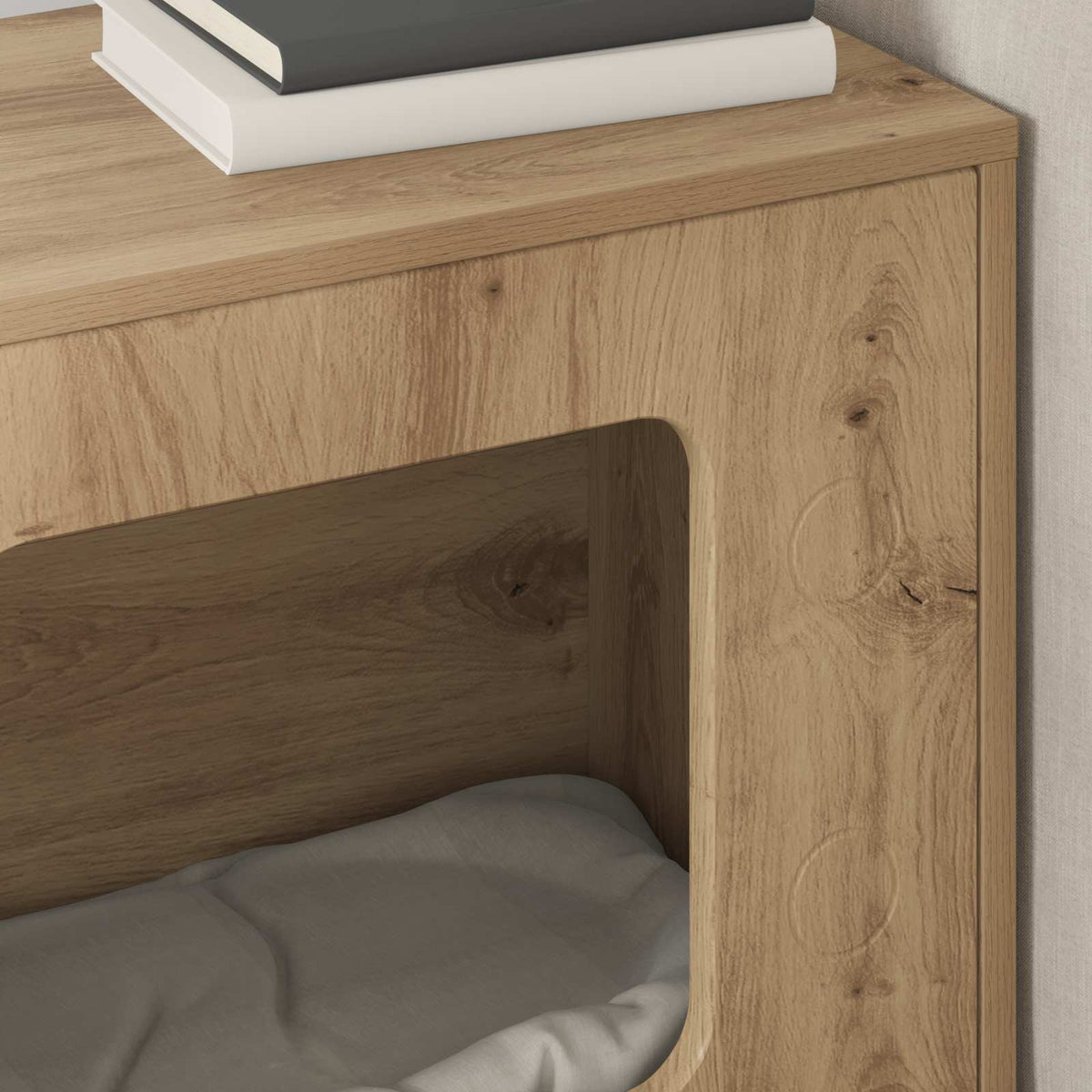 Cat House Artisan Oak 51 x 30 x 52 cm Engineered Wood