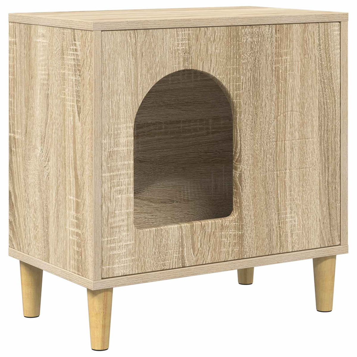 Cat House Sonoma Oak 51 x 30 x 52 cm Engineered Wood