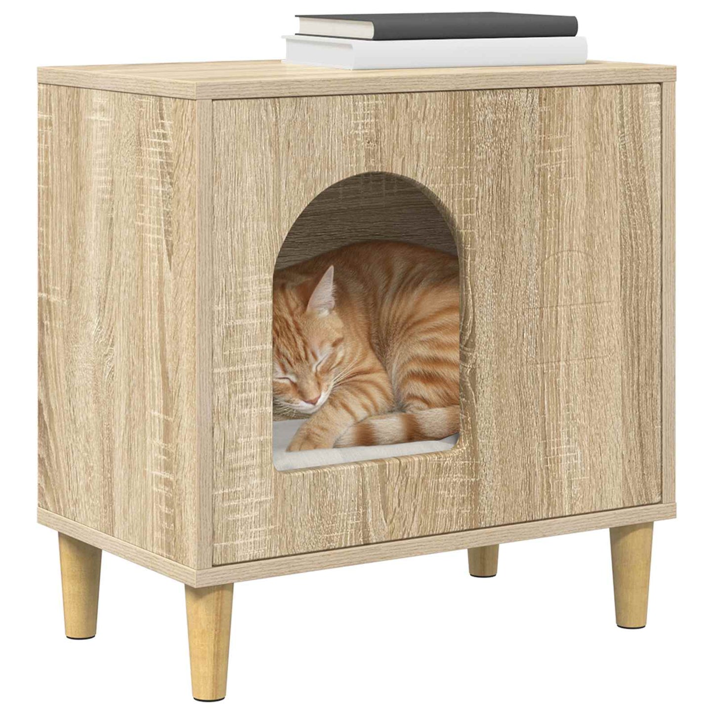 Cat House Sonoma 51 x 30 x 52 cm Engineered Wood