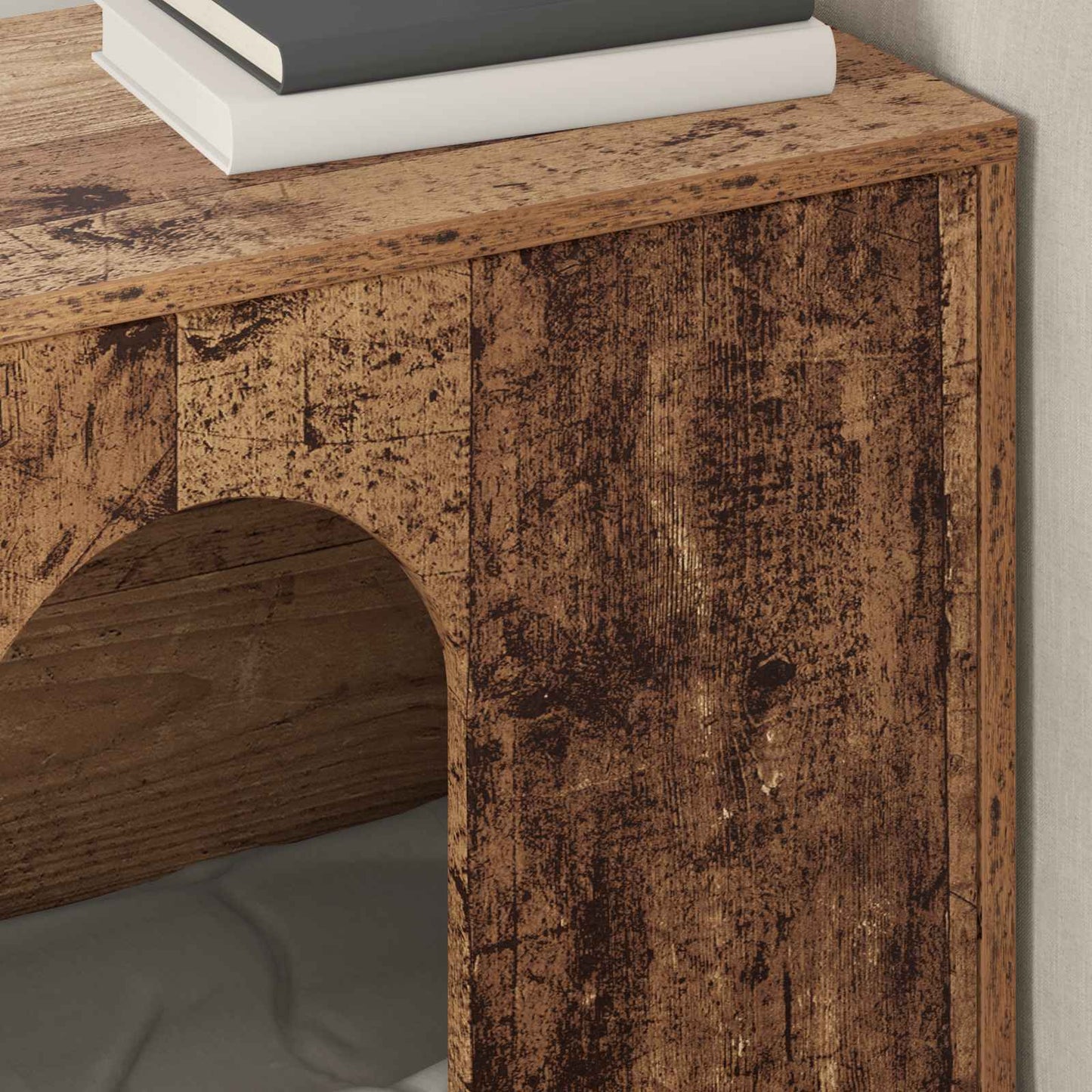 Cat House Old Wood 51 x 30 x 52 cm Engineered Wood