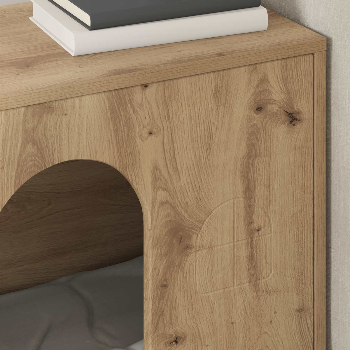 Cat House Artisan Oak 51 x 30 x 52 cm Engineered Wood