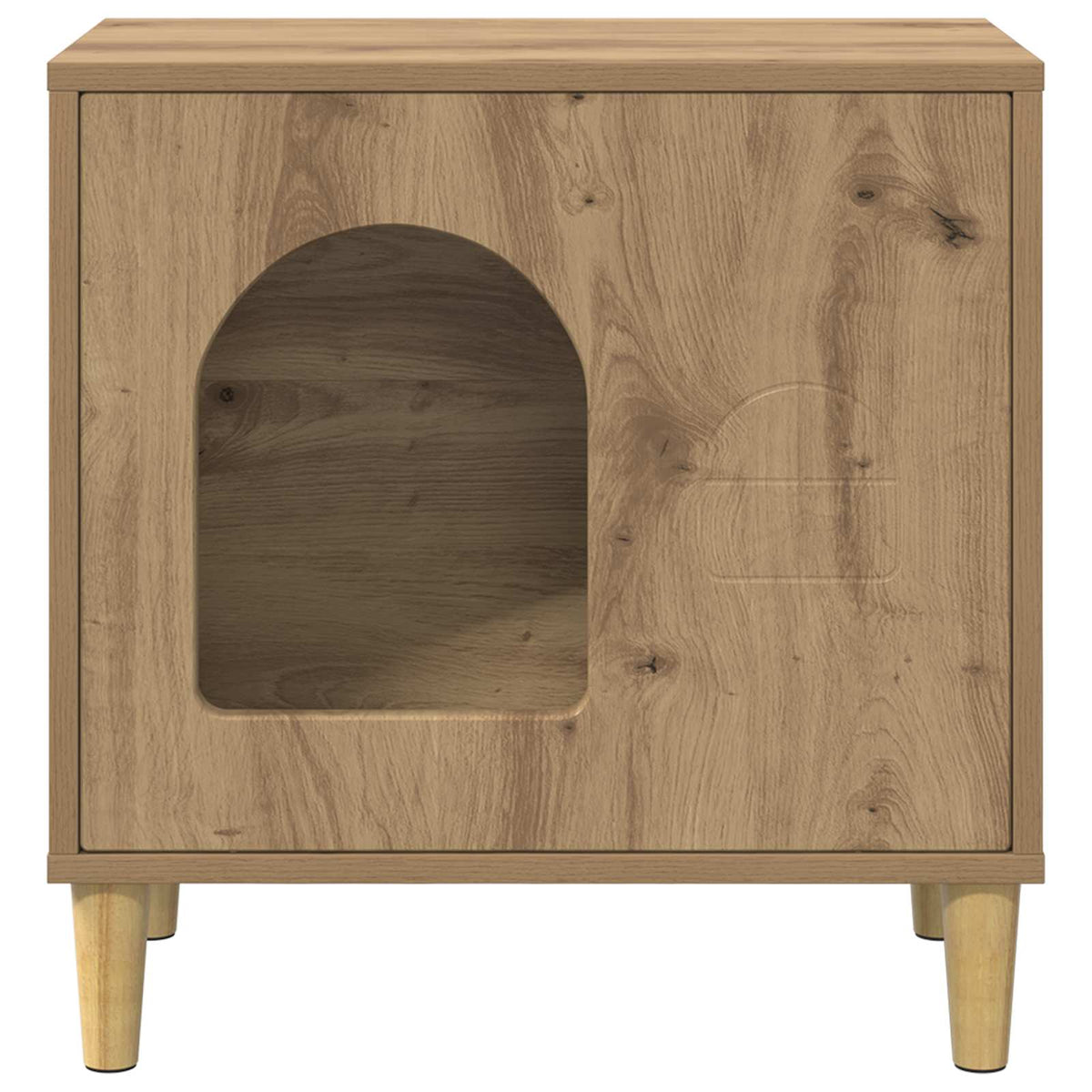 Cat House Artisan Oak 51 x 30 x 52 cm Engineered Wood