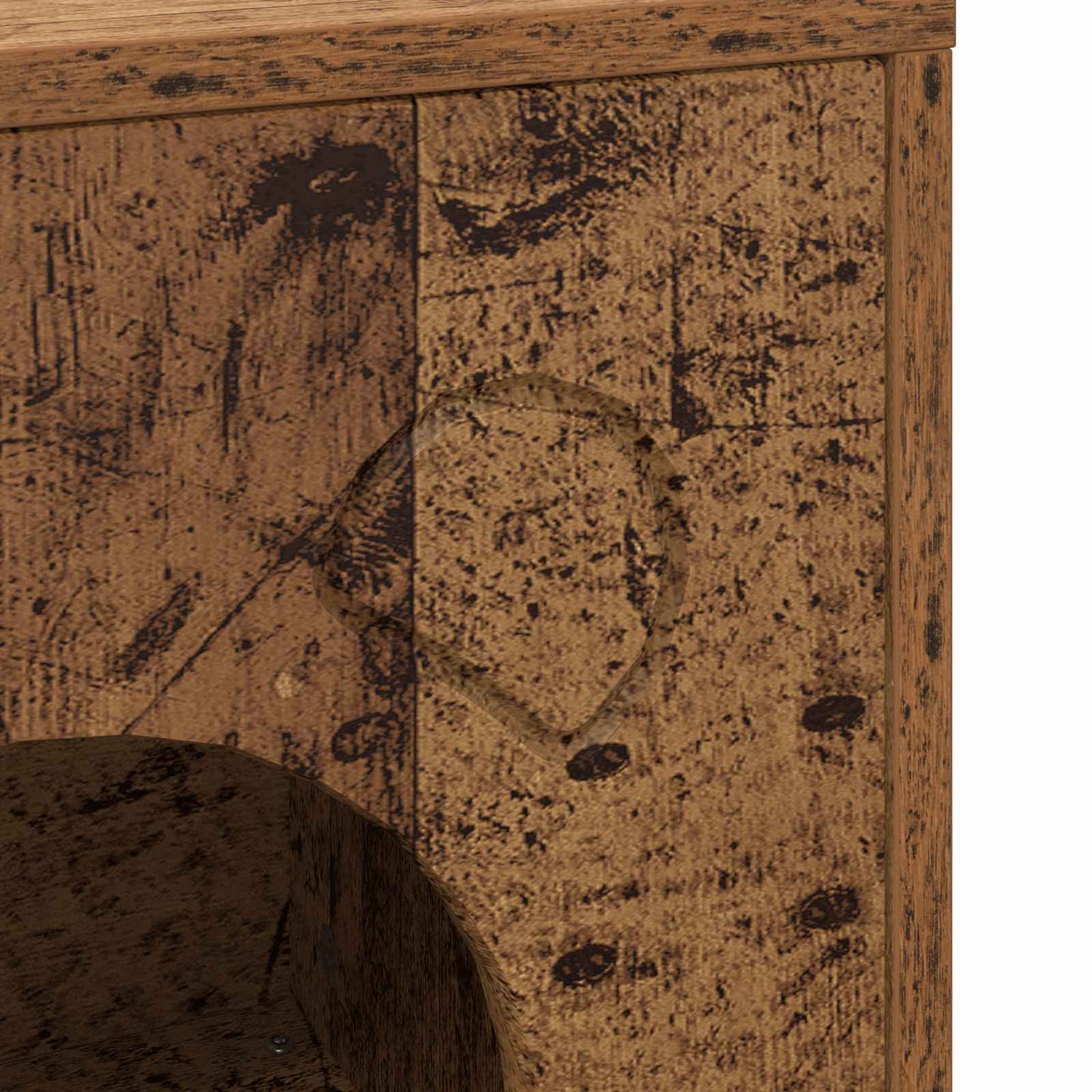 Cat House Old Wood 42.5 x 40 x 53 cm Engineered Wood