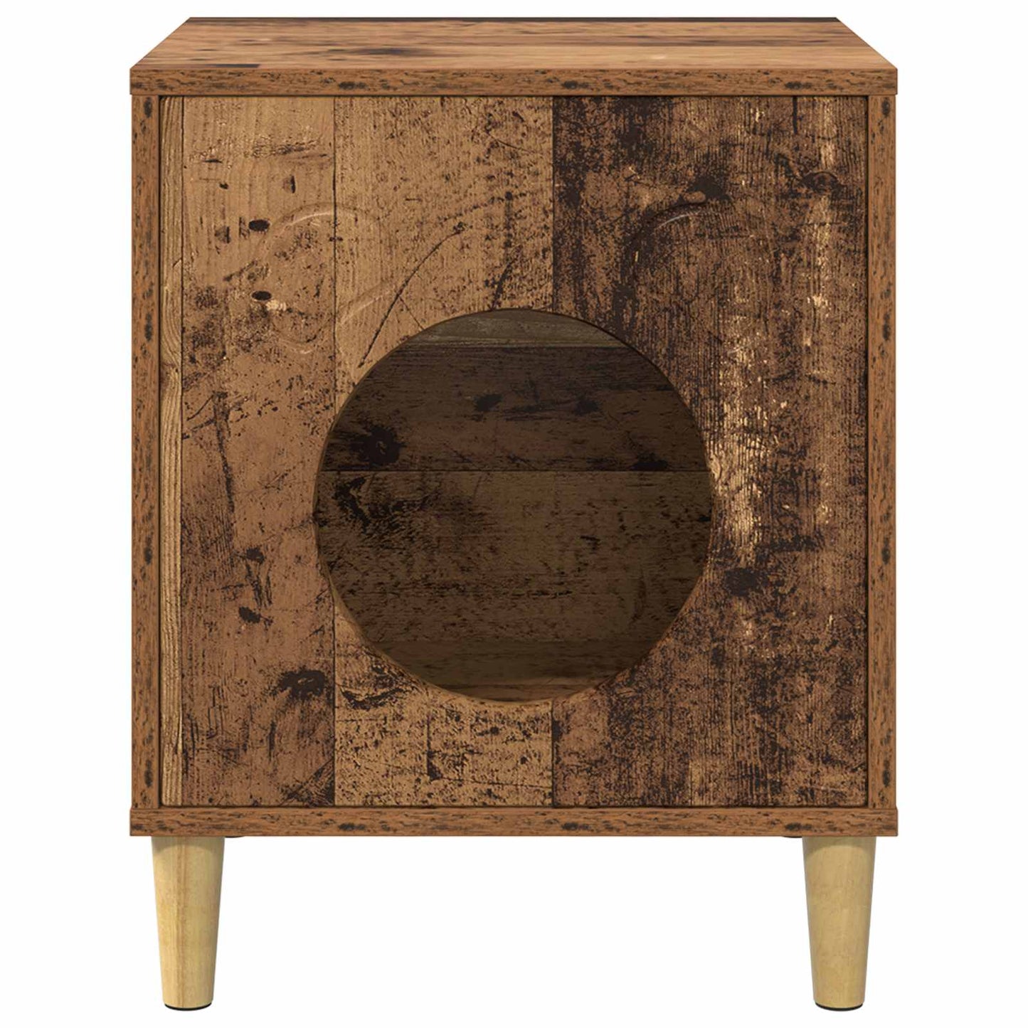 Cat House Old Wood 42.5 x 40 x 53 cm Engineered Wood
