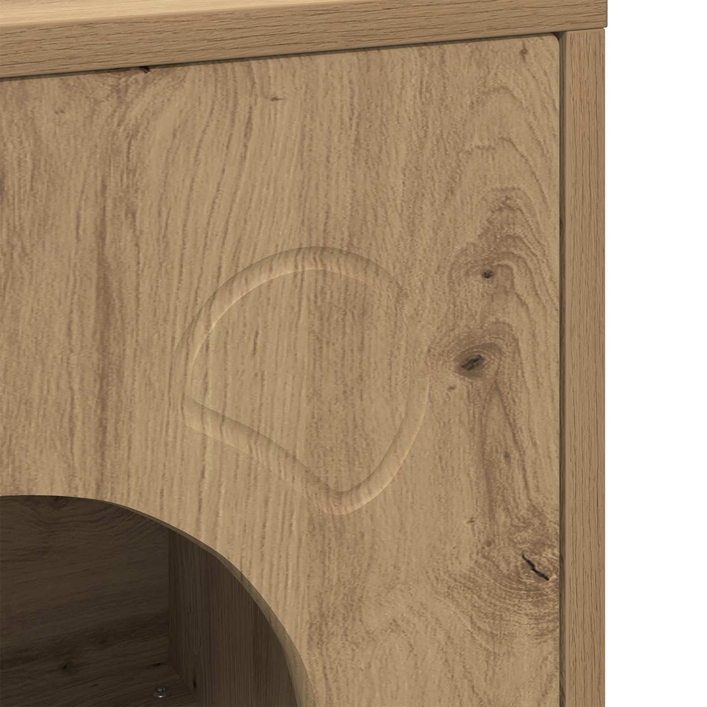 Cat House Artisian Oak 42.5 x 40 x 53 cm Engineered Wood
