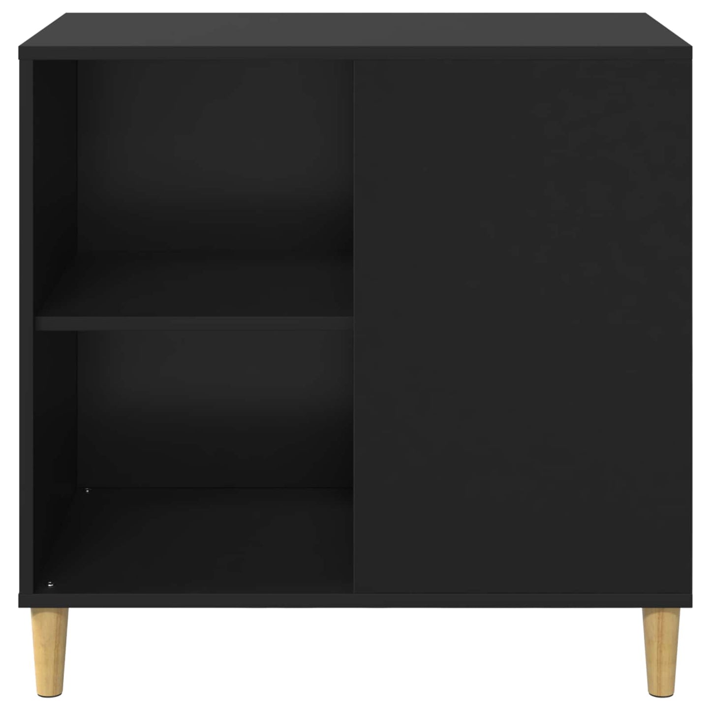 Cat House Black 72 x 42.5 x 70 cm Engineered Wood