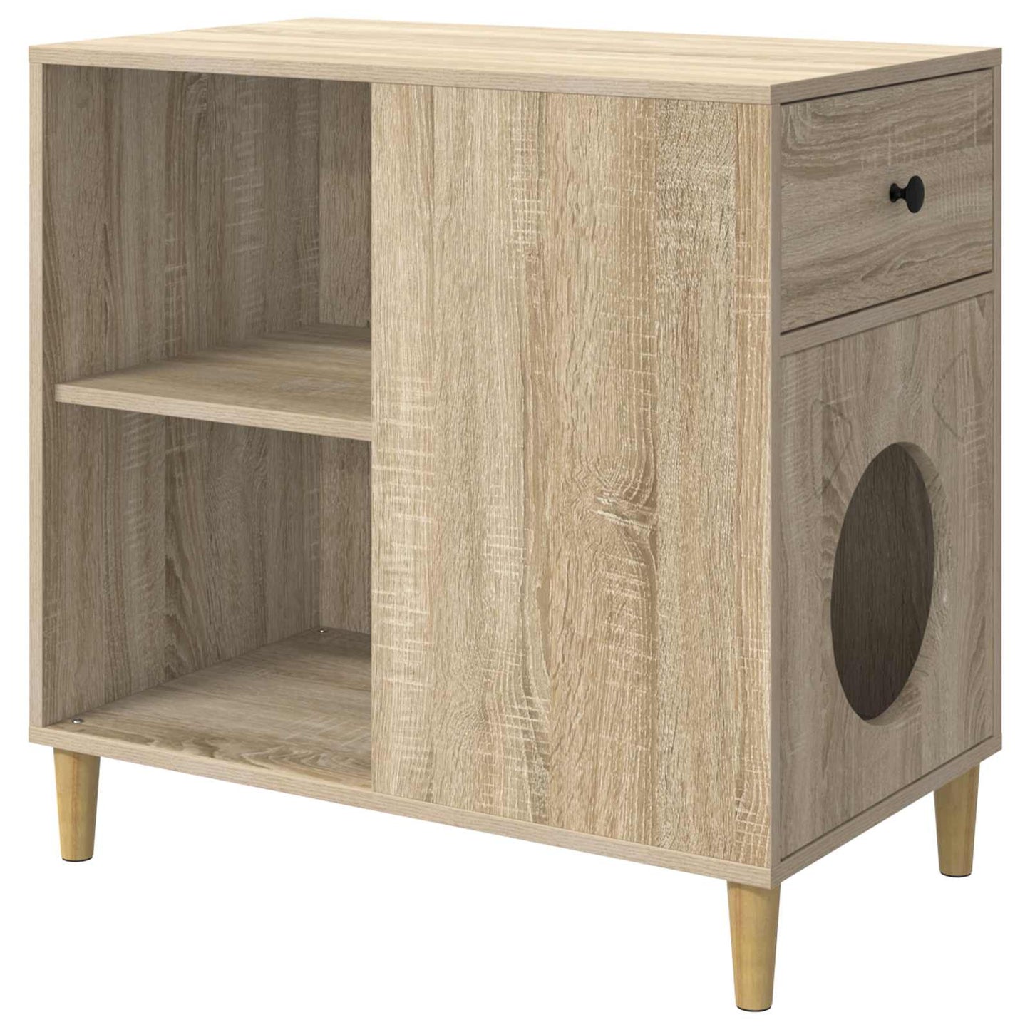Cat House Sonoma 72 x 42.5 x 70 cm Engineered Wood