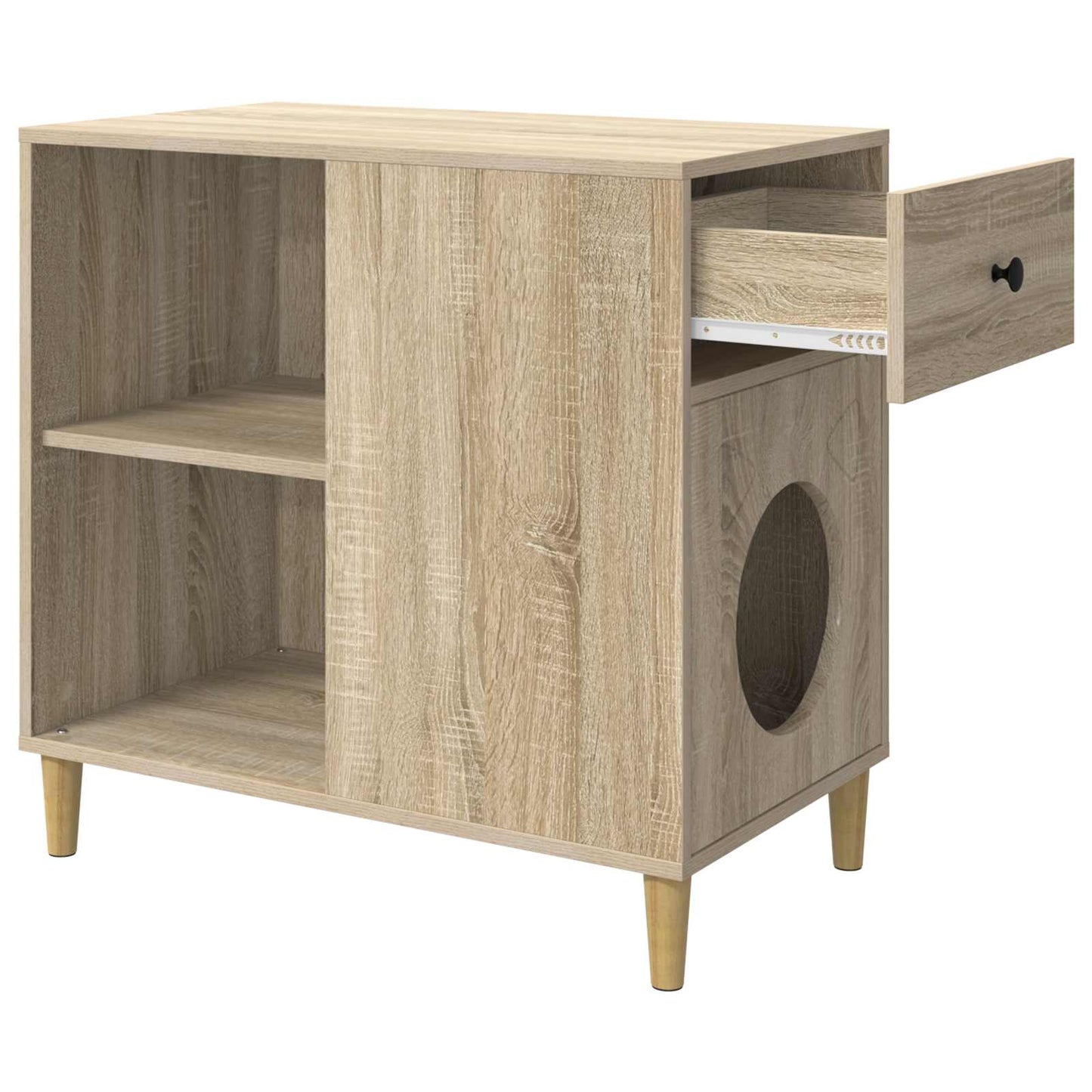 Cat House Sonoma 72 x 42.5 x 70 cm Engineered Wood