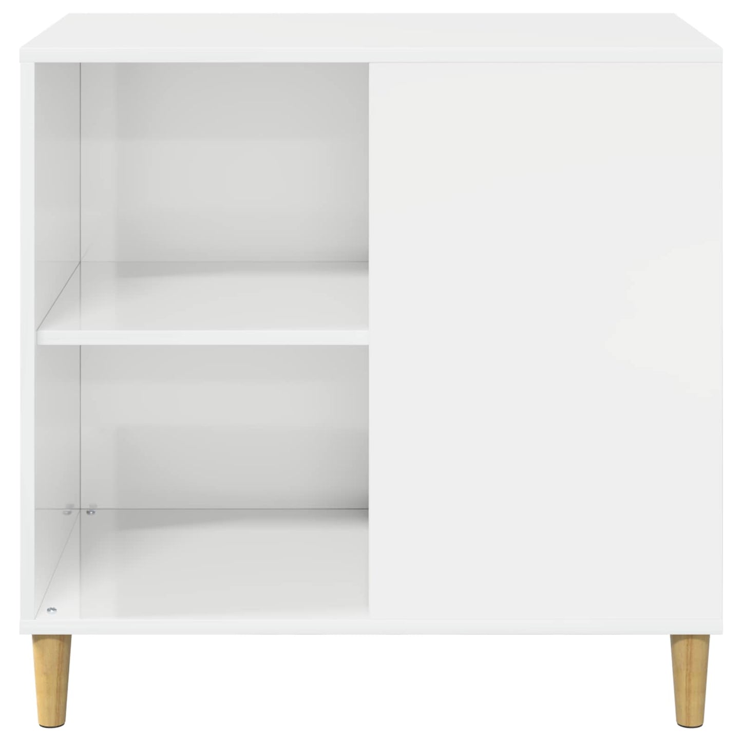 Cat House Gloss White 72 x 42.5 x 70 cm Engineered Wood