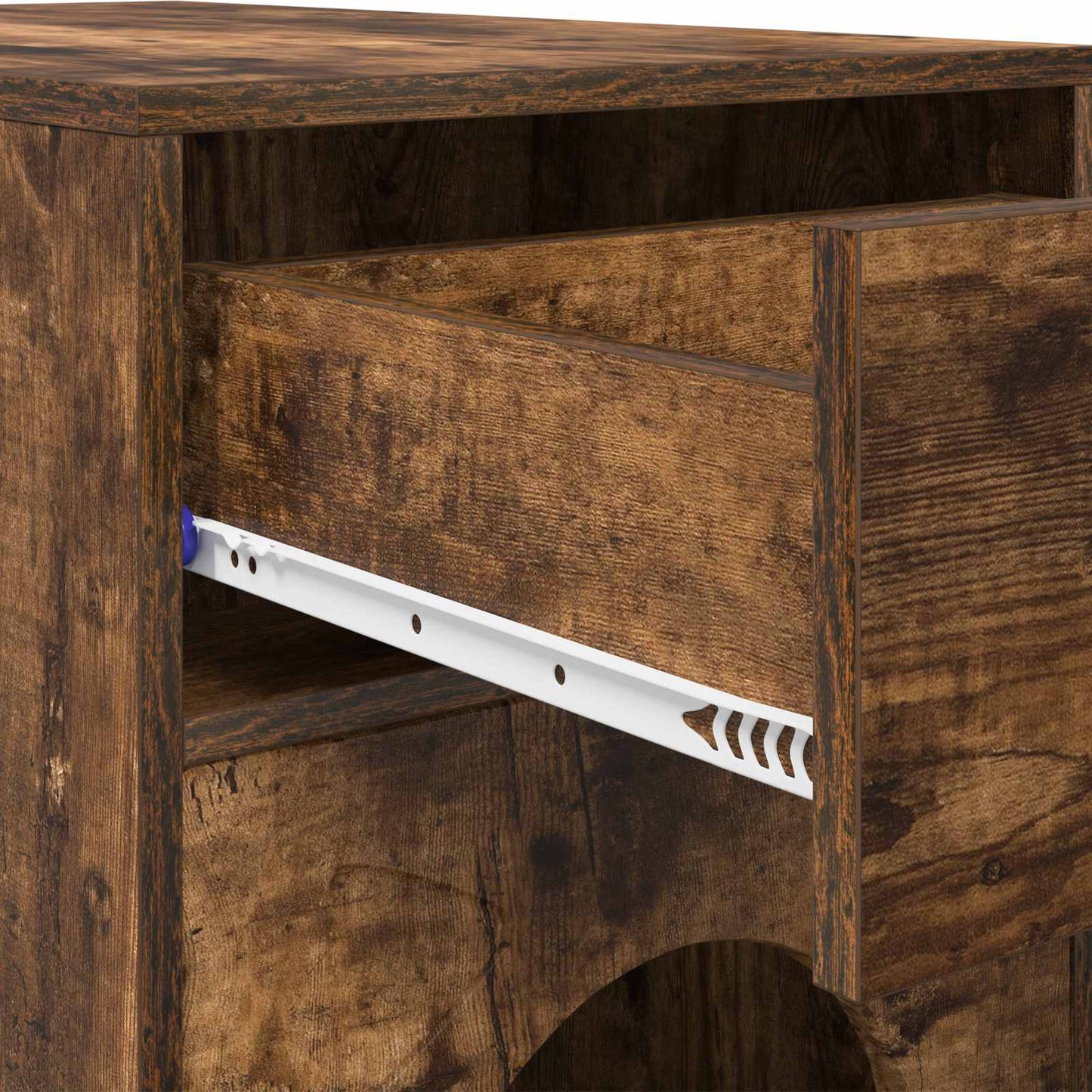 Cat House Smoked Oak 72 x 42.5 x 70 cm Engineered Wood