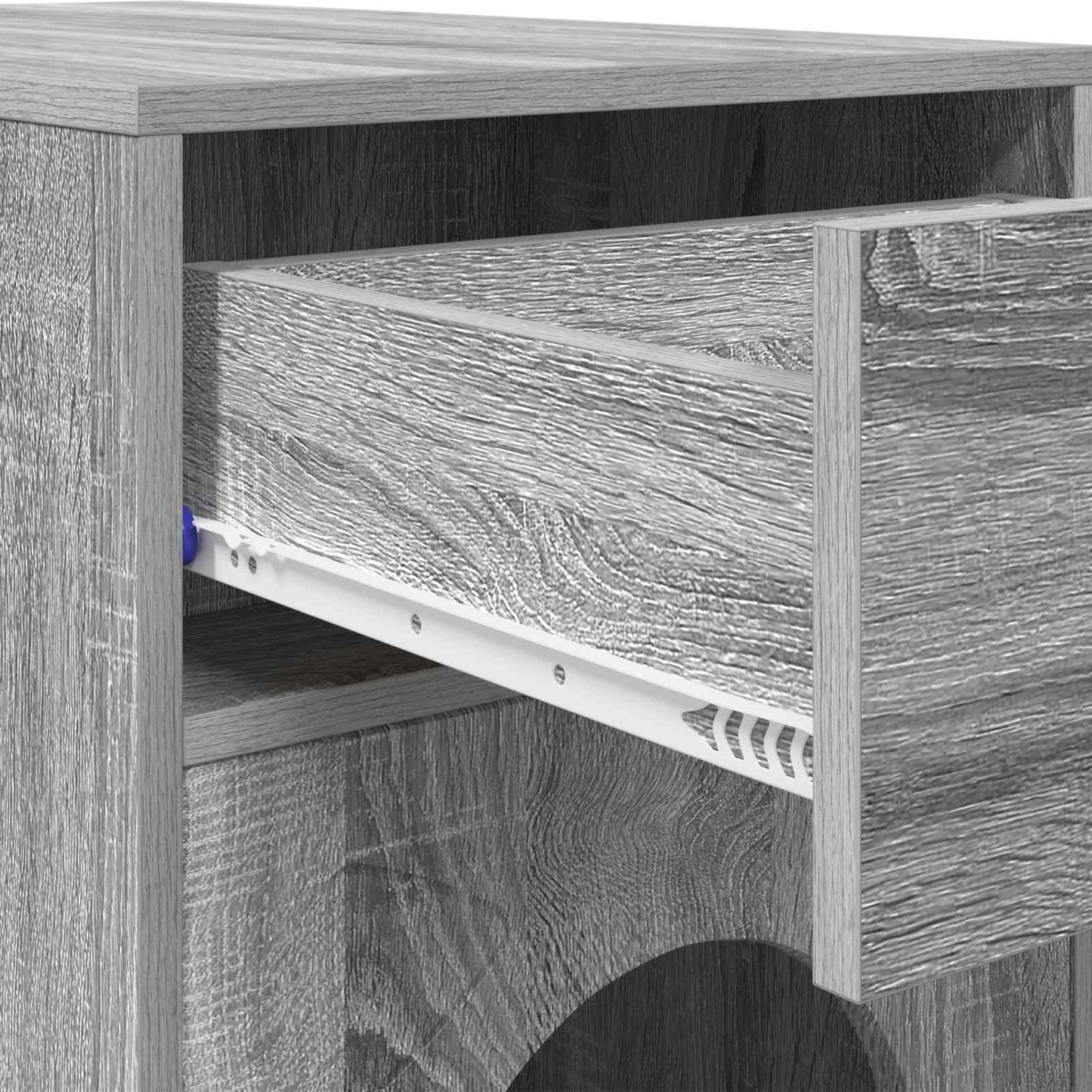 Cat House Grey Sonoma 72 x 42.5 x 70 cm Engineered Wood