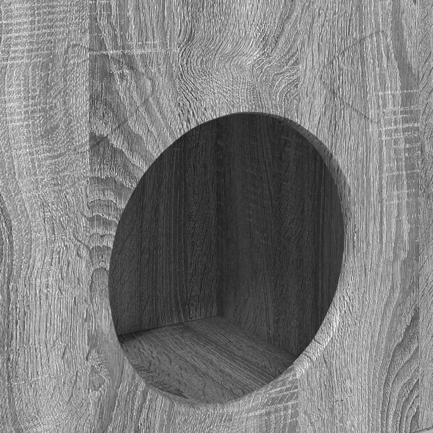 Cat House Grey Sonoma 72 x 42.5 x 70 cm Engineered Wood