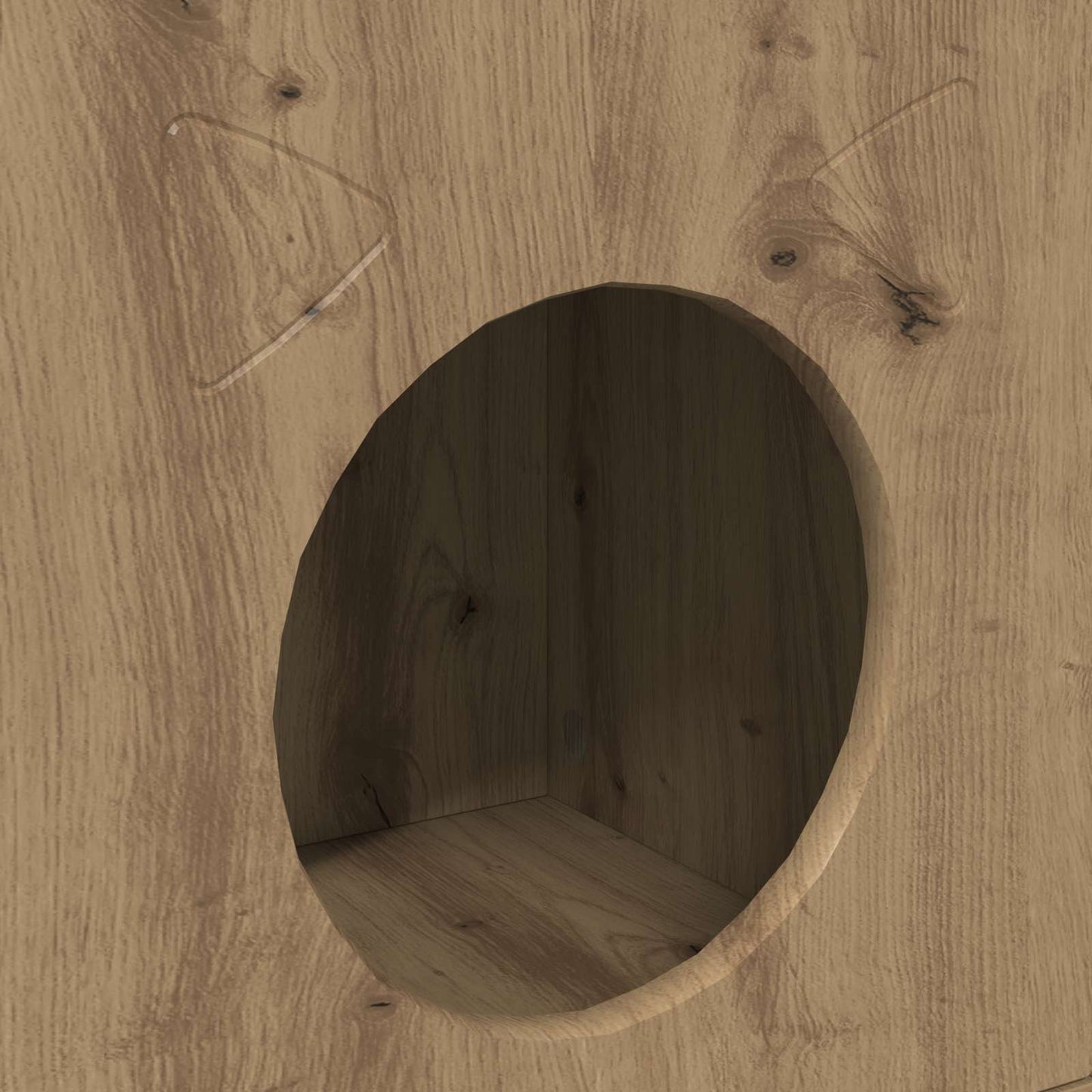 Cat House Artisian Oak 72 x 42.5 x 70 cm Engineered Wood