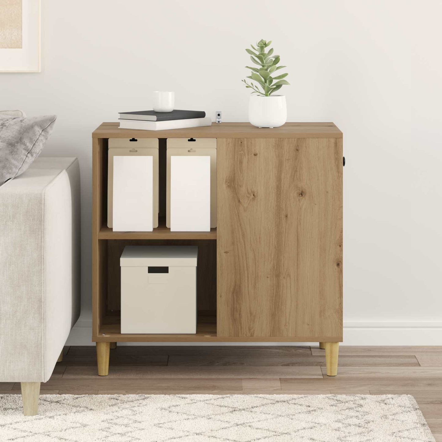Cat House Artisian Oak 72 x 42.5 x 70 cm Engineered Wood