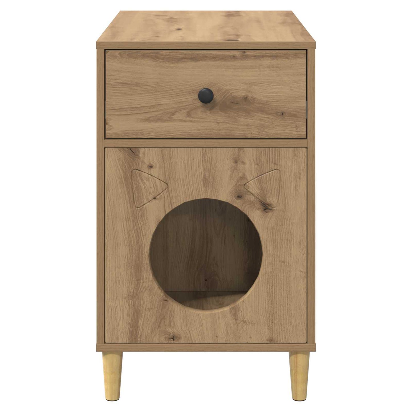 Cat House Artisian Oak 72 x 42.5 x 70 cm Engineered Wood