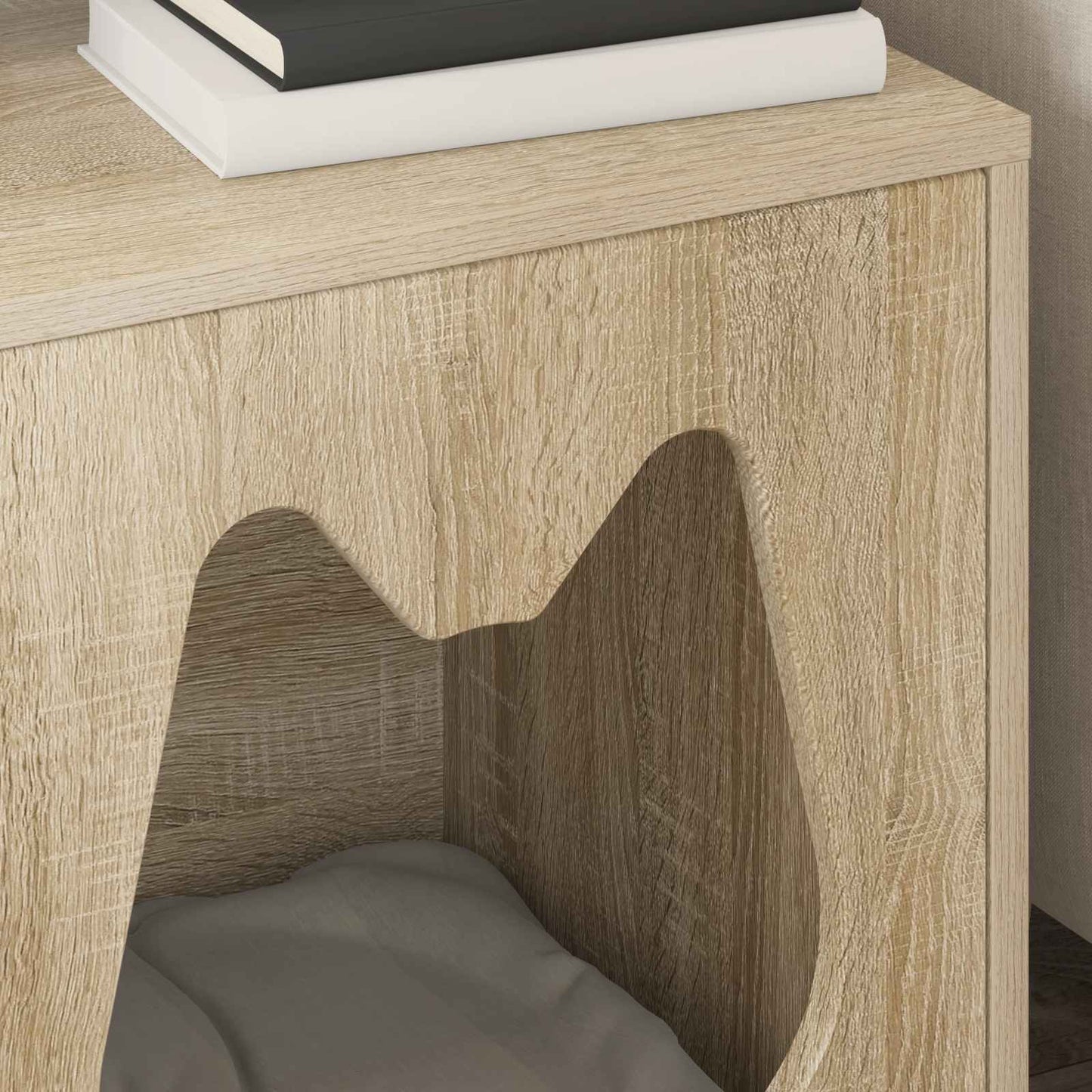Cat House Sonoma 42.5 x 40 x 53.5 cm Engineered Wood