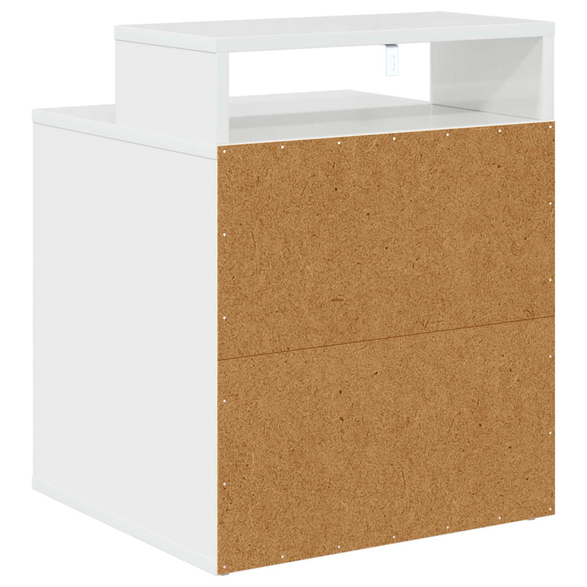 Cat House Gloss White 16.73 x 15.75 x 21.06 in Engineered Wood