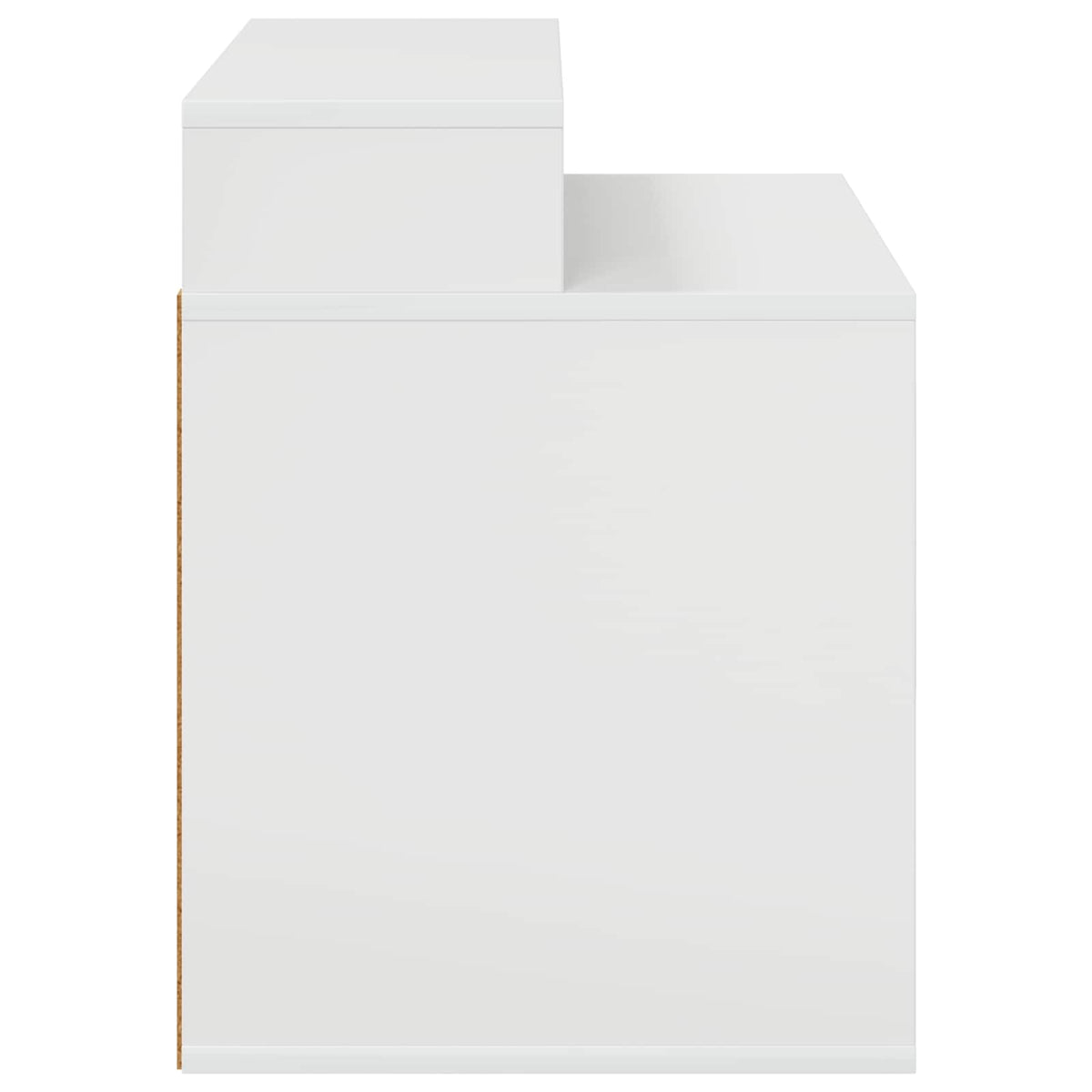 Cat House Gloss White 16.73 x 15.75 x 21.06 in Engineered Wood