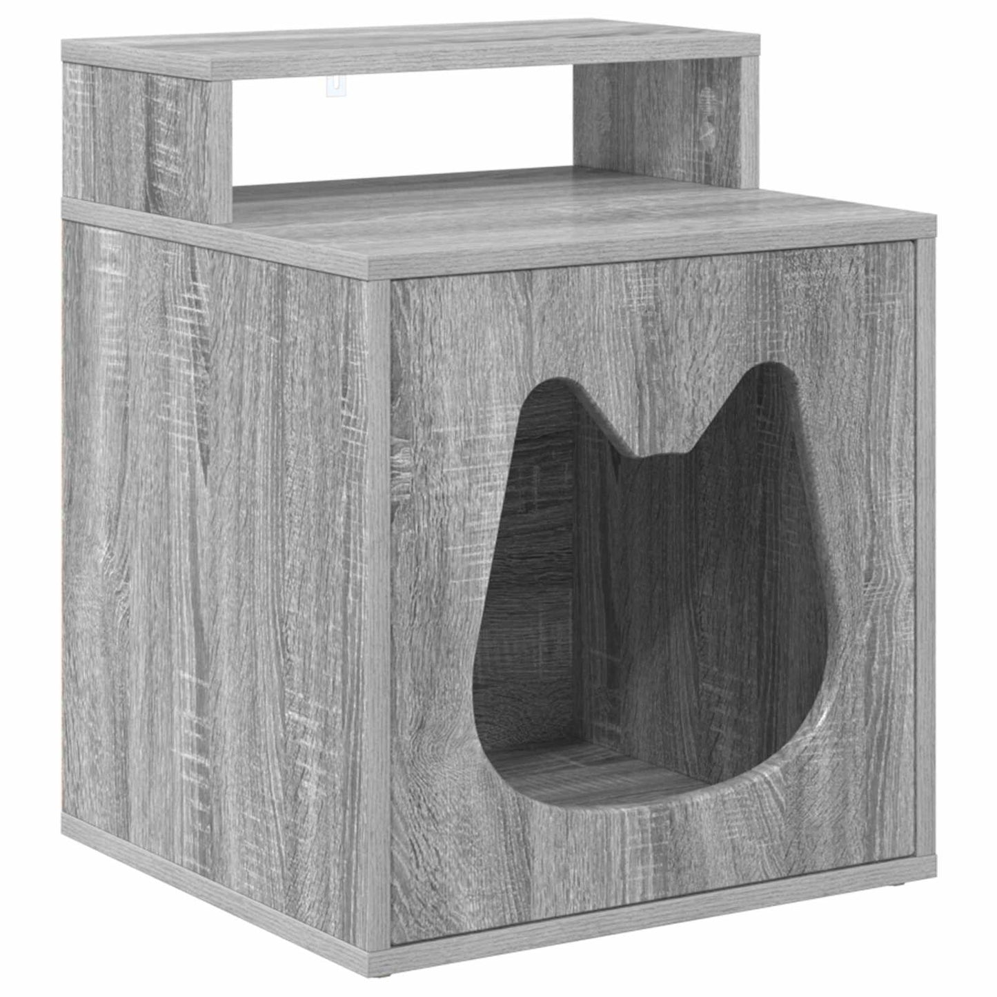 Cat House Grey Sonoma 42.5 x 40 x 53.5 cm Engineered Wood