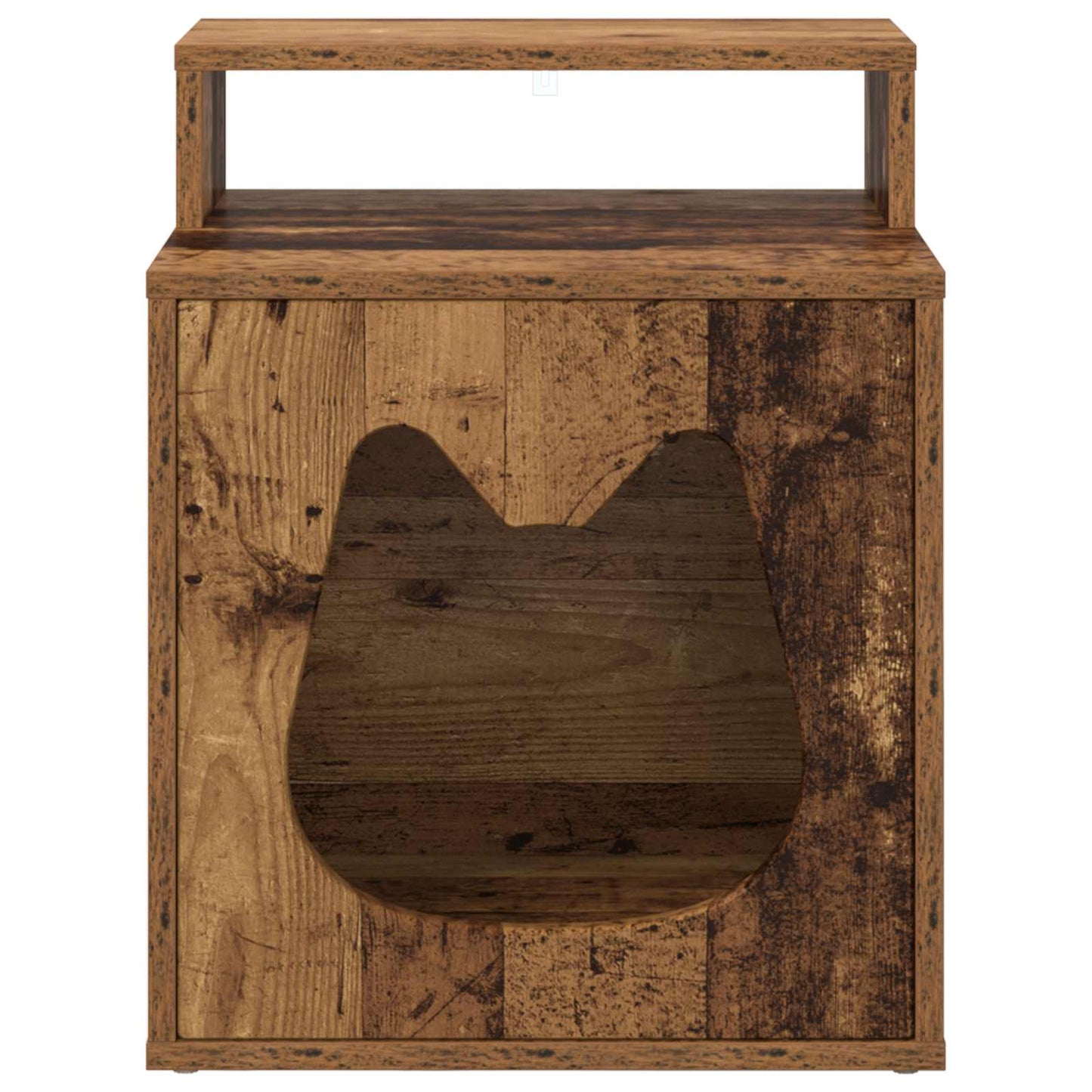 Cat House Old Wood 42.5 x 40 x 53.5 cm Engineered Wood
