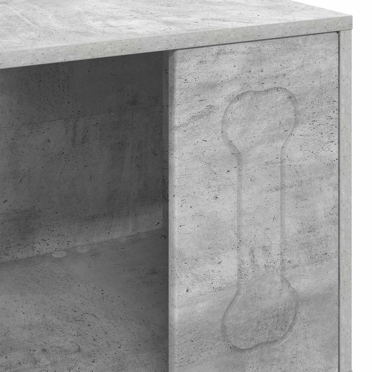 Dog House Concrete Grey 44 x 42 x 49 cm Engineered Wood