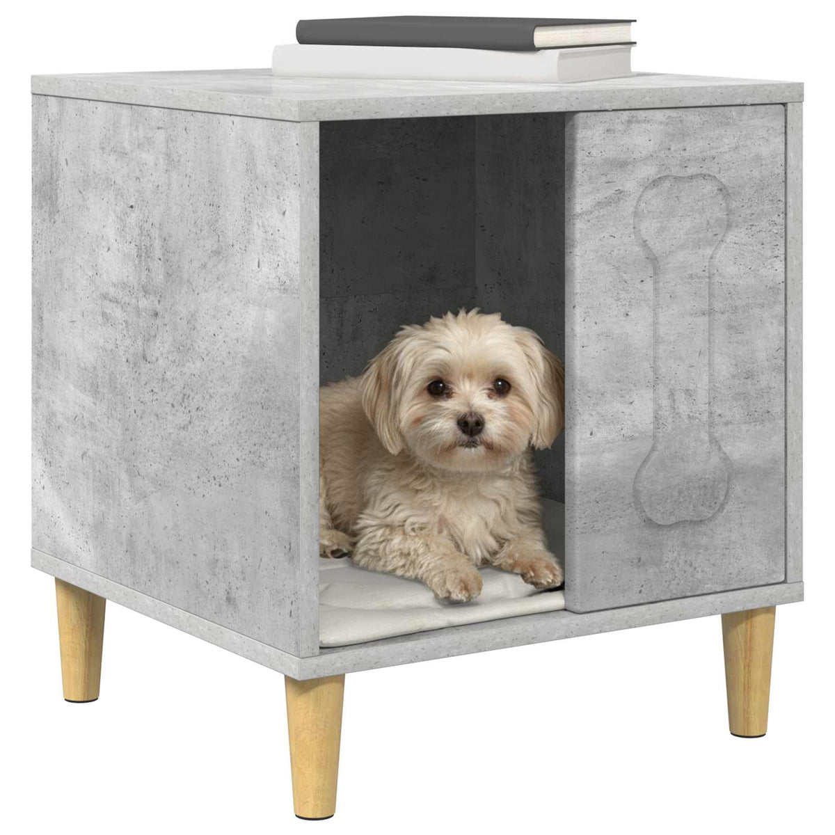 Dog House Concrete Grey 44 x 42 x 49 cm Engineered Wood