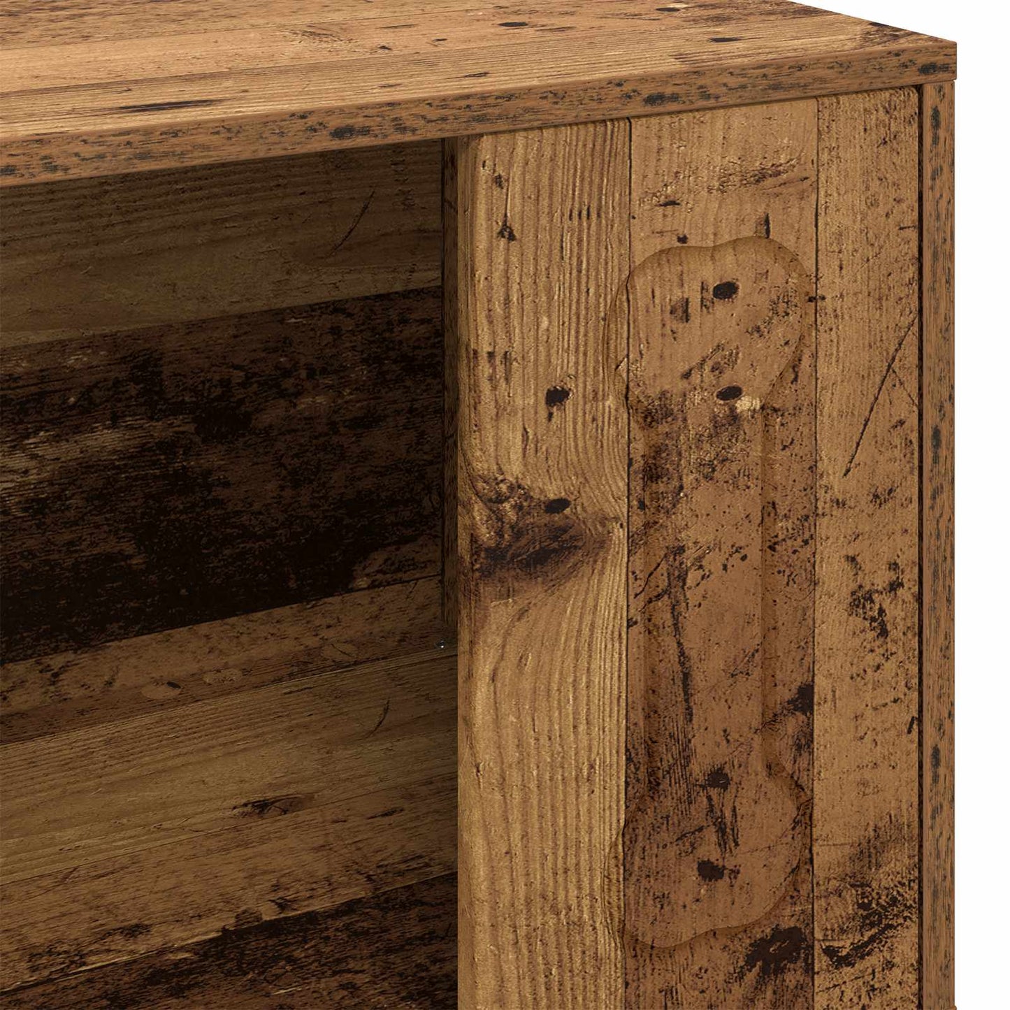 Dog House Old Wood 44 x 42 x 49 cm Engineered Wood